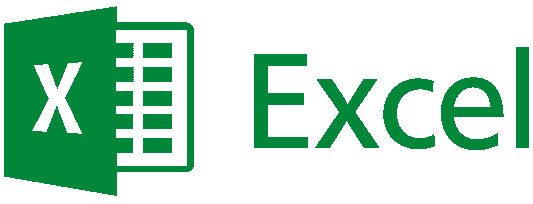 Logotipo de Microsoft Excel que muestra un icono de carpeta verde con una letra X blanca y una cuadrícula de tabla, seguido de la palabra Excel en tipografía sans-serif verde.