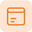 INNK Software de Gestión: Icono de planificación naranja que ilustra el portafolio estratégico y la organización de tareas para una gestión de proyectos ágil y eficaz.