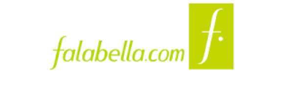 Logotipo oficial de falabella.com en color verde lima, plataforma de e-commerce y socio estratégico en la transformación digital gestionada por INNK.