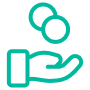 Ícono de aprendizaje continuo que muestra el intercambio de conocimientos y la capacitación en el marco de la gestión de proyectos e innovación empresarial INNK.