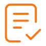Ícono de documento aprobado para la validación de tareas y cumplimiento de hitos en el portafolio estratégico y gestión de proyectos de INNK.